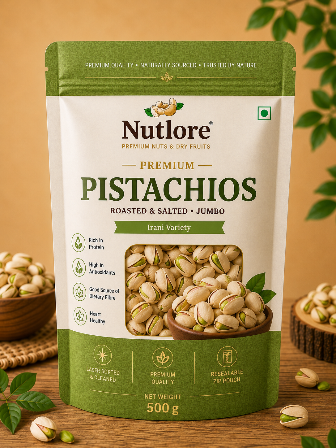 ChatGPT Image Jul 25, 2026, 12_59_04 AM Nutlore Roasted Salted Pistachios - 400 g - Image 1