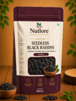 Nutlore Seedless Black Raisins - 500 g