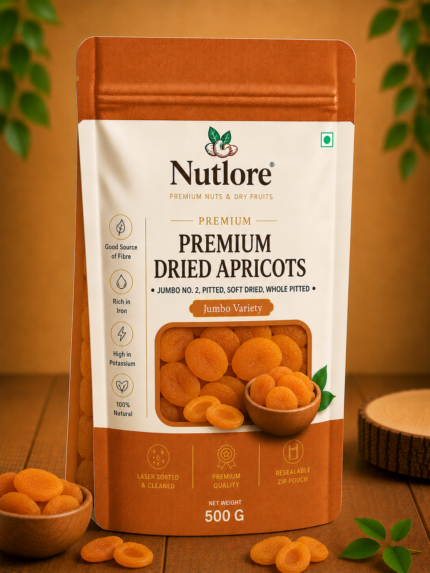 Nutlore Turkish Dried Apricots - 500 g