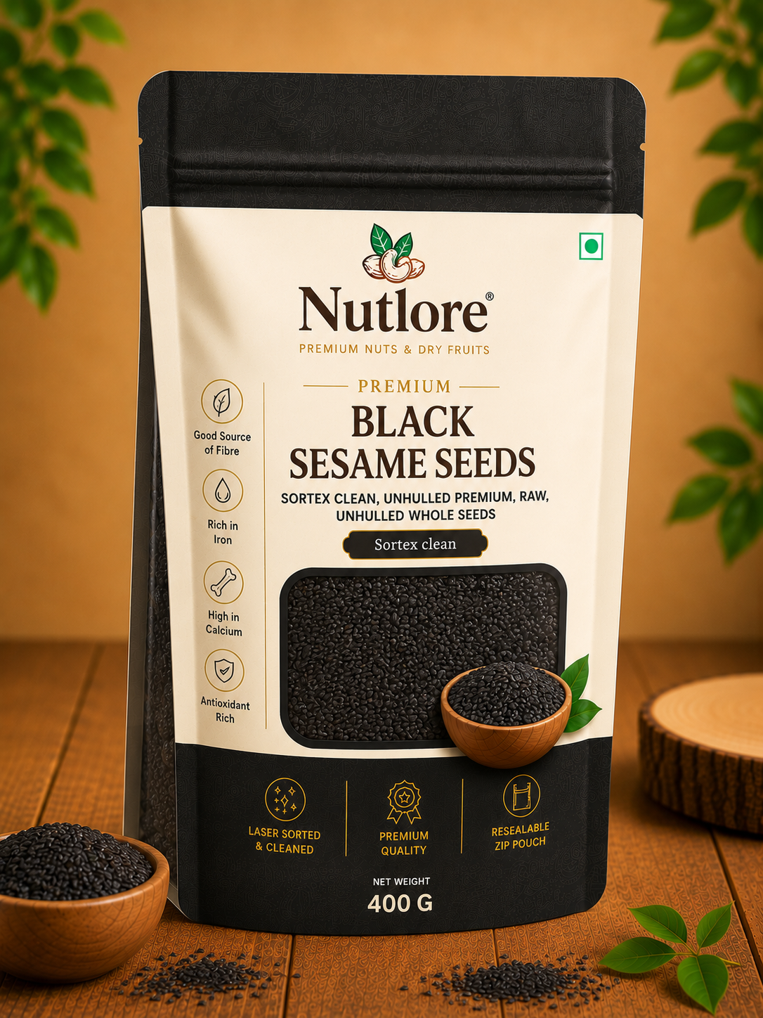 ChatGPT Image Jul 26, 2026, 11_39_42 AM Nutlore Black Sesame Seeds - 400 g - Image 1