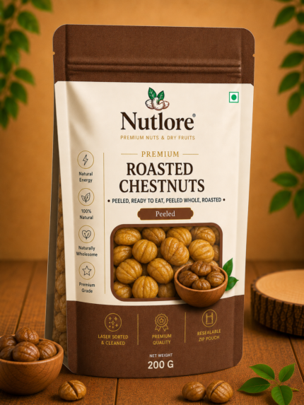 Nutlore Roasted Chestnuts - 200 g