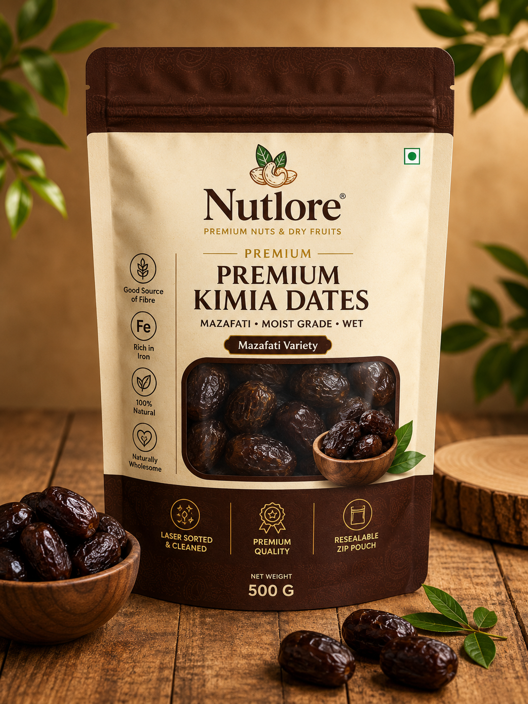 Nutlore Kimia Dates - 500 g1 Nutlore Kimia Dates - 500 g - Image 1
